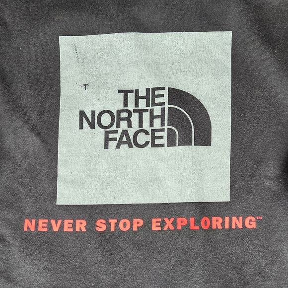 THE NORTH FACE MENS BLACK NEVER STOP EXPLORING HOODIE SIZE SMALL FLEECE - Picture 6 of 9